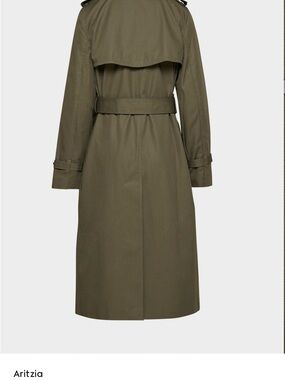 Aritzia Olive Green Trench Coat